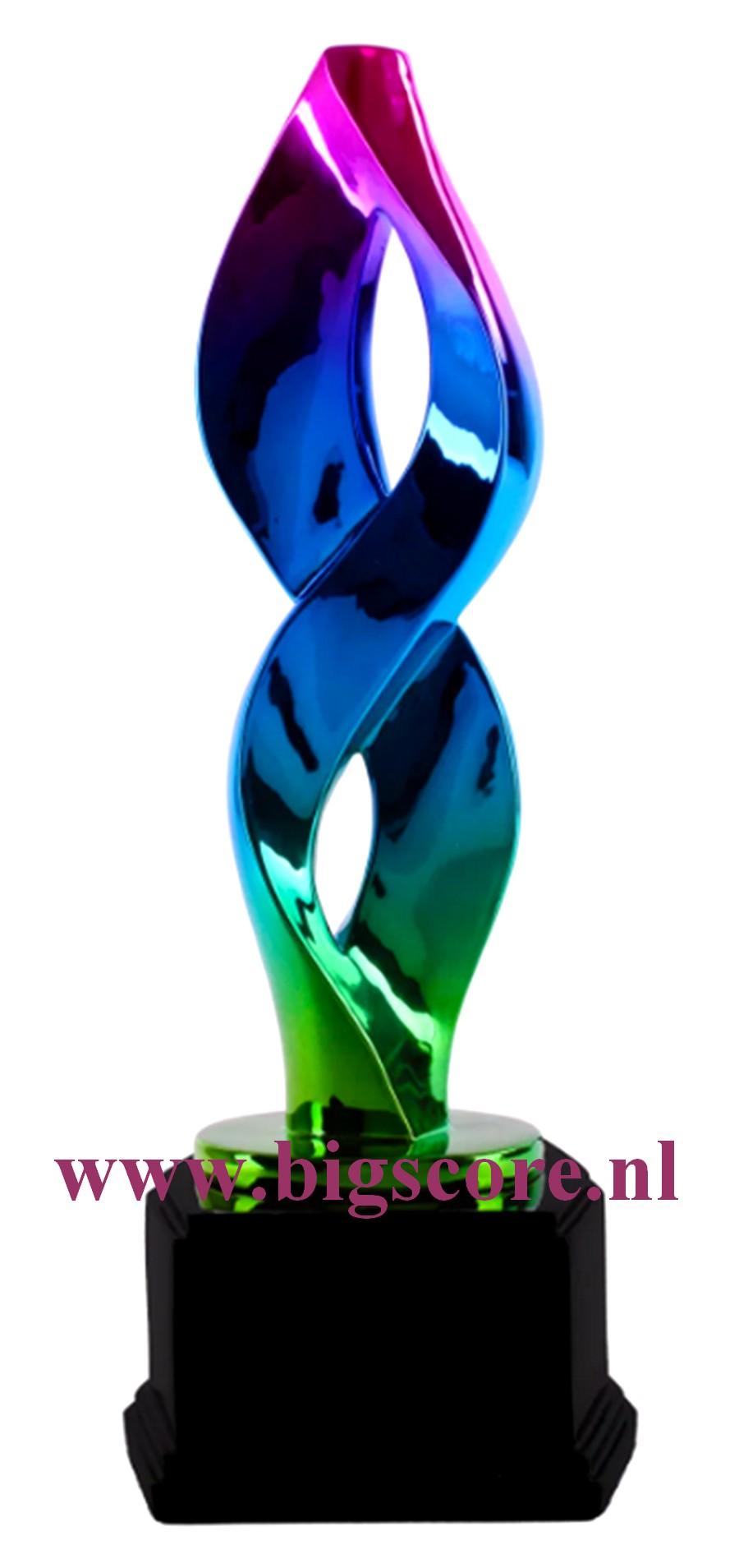 Sculptuur A Roze-Goud-Blauw R26061